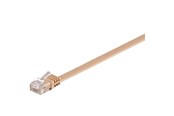 Netzwerk - Kabel - Pro LAN CAT 6 UTP Flat - Brown - 15m - 4040849958830