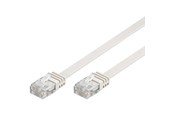 Netzwerk - Kabel - Pro LAN CAT 6 UTP Flat - Weiß - 10m - 4040849951565