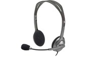 Kopfhörer/Headsets - Logitech H111 Stereo Headset - Black - 981-000593