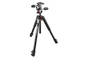 Tripods & Stative - Manfrotto MK055XPRO3-3W - Tripod - Alu 3-section horiz. column tripod with head - MK055XPRO3-3W