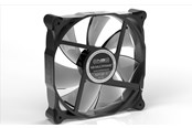 Gehäuselüfter - Blacknoise Multiframe M12-PS - Gehäuselüfter - 120mm - Schwarz mit weißen Flügeln - 23 dBA - ITR-M12-PS