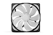 Gehäuselüfter - Blacknoise eLoop B14-PS - Gehäuselüfter - 140mm - Schwarz mit weißen Flügeln - 24 dBA - ITR-B14-PS