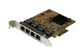 Netzwerkadapter (Netzkarte, Druckserver, u.s.w.) - StarTech.com 4-Port PCIe Gigabit Network Adapter Card - ST1000SPEX43