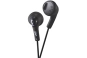 Kopfhörer/Headsets - JVC In Ear Gumy Headphones. Black - HA-F160-B-E