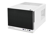 Gehäuse - SilverStone SUGO SG13 Black/White - Gehäuse - Desktop - SST-SG13WB