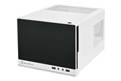 Gehäuse - SilverStone SUGO SG13 Black/White - Gehäuse - Desktop - SST-SG13WB-Q