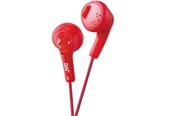 Kopfhörer/Headsets - JVC In Ear Gumy Headphones - Red - HA-F160-R-E