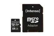 Speicherkarten - Intenso microSD UHS-I Professionel - 100MB/s - 64GB - 3433490