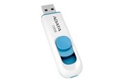 USB-Stick - A-Data Classic Series C008 Capless - Weiß - 64GB - USB-Stick - AC008-64G-RWE