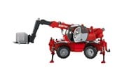 Spielzeugauto - Bruder Manitou Telescopic forklift MRT 2150 with accessories - 02129
