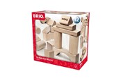 Baby Spielzeug - Brio 30113 50 Natural Building Blocks - 30113