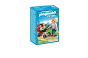 Figuren - Playmobil Mutter mit Zwillingskinderwagen - 5573