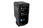 Druckerzubehör - Tinte & Toner - Lexmark cyan - original - tonerpatron - 74C20CE