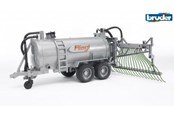 Spielzeugauto - Bruder  Fliegl barrel trailer with spread tubes - 2020