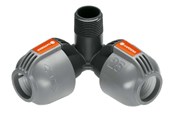 Gartenbewässerung - Gardena Winkelstück 25 mm x 3/4"-Außengewinde - 2783