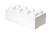 Kinderzimmer - LEGO Aufbewahrungsstein, 8 Noppen, weiß - RC4004WH