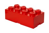 Kinderzimmer - LEGO Aufbewahrungsstein, 8 Noppen, Rot - RC4004BR