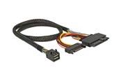 SAS / SCSI Kabel - DeLOCK Kabel Delock SFF-8643 -> U.2 SFF-8639 + SATA 15Pin - 84819