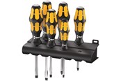 Haus & Garten - Wera 932/918/6 Schraubendrehersatz Kraftform : Der Schraubmeißel + Rack, 6-teilig - 05018287001