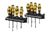 Handwerkzeuge - Wera Big Pack 900 Schraubendrehersatz Kraftform : Der Schraubmeißel + Rack, 13-teilig - 05133285001