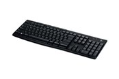 Tastaturen - Logitech K270 Wireless Keyboard - CH - Tastatur - Schweiz - Schwarz - 920-003743