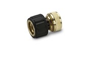 Gartenbewässerung - Kärcher Messing Schlauchkupplung 3/4" mit Aqua Stop - 2.645-018.0