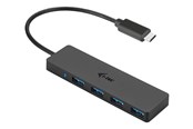 USB-Hubs - I-Tec USB-C Slim Passive Hub - 4-Port - USB 3.0 - 20 cm cable USB-Hubs - USB 3.0 - 4 - Schwarz - C31HUB404