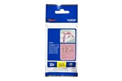 Papier, Fotopapier und Etiketten - Brother TZe RE34 - Gold on pink - Roll (1.2 cm x 4 m) - TZERE34