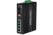Switches - TRENDnet TI-PG62B 6-Port Industrial Gigabit PoE+ DIN-Rail Switch 12 – 56 V - TI-PG62B