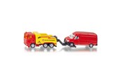 Spielzeugauto - SIKU 1667 Towing vehicle with passenger car - 541887