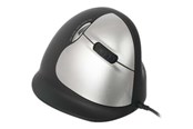 Maus - R-Go Tools R-Go HE Mouse Vertical Mouse Large Right - Ergonomische Maus (Silber) - RGOHELA