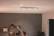 Lampen - Philips CLOCKWORK bar/tube white 4x4.5W SELV - 915005306101