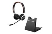 Kopfhörer/Headsets - Jabra Evolve 65 UC Stereo w/ Charging Stand - 6599-823-499