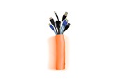 Kabelkanal / Kabelschlauch - Multibrackets M Universal Cable Sock Self Wrapping 40mm Orange 25m - 7350073734559