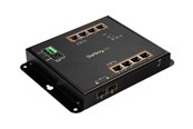 Switches - StarTech.com 8-Port PoE+ Gigabit Ethernet Switch plus 2 SFP Connections - Managed - Wall Mount with Front Access - IES101GP2SFW