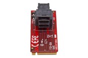 Festplatten Zubehör - StarTech.com U.2 (SFF-8643) to M.2 PCI Express 3.0 x4 Host Adapter Card for 2.5" U.2 NVMe SSD - interfaceadapter - SAS - M.2 Card - M2E4SFF8643