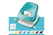 Locher und Tacker - Leitz NeXXt WOW Bürolocher (Metall) Eisblau - 50081051