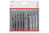 Stichsägen - Bosch STIKSAVKLINGESÆT TRÆ/METAL 10STK - 2607011170