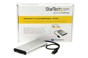 Display Kabel - StarTech.com Thunderbolt 3 Dual HDMI Adapter - 4K 60Hz - Silver - TB32HD24K60