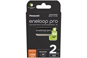 Batterien und Akkus - Panasonic eneloop pro BK-3HCDE/2BE - Battery 2 x AA type - NiMH - ( rechargeable ) - 2500 mAh - BK-3HCDE/2BE