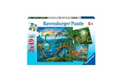 Puzzle - Ravensburger Dinosaur Facination 3x49p - 93175