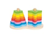 Holzspielzeug - Hape Pile Tower Rainbow - 5620
