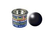 Modellbau - Revell enamel paint # 302-black silk Matt - 32302