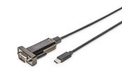 Netzwerkadapter (Netzkarte, Druckserver, u.s.w.) - DIGITUS DA-70166 USB Type-C to serial adapter - DA-70166