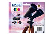 Druckerzubehör - Tinte & Toner - Epson 502XL Multipack - 4 pakker - høj kapacitet - sort gul cyan magenta - original - blækpatron - C13T02W64020