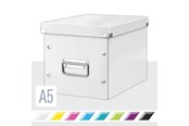 Archivierung und Aufbewahrung - Leitz  Click & Store WOW Aufbewahrungs- und Transportbox Cube Mittel Weiß - 61090001
