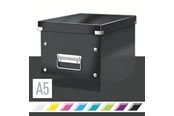 Archivierung und Aufbewahrung - Leitz  Click & Store WOW Aufbewahrungs- und Transportbox Cube Mittel Schwarz - 61090095