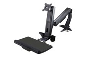 Monitorhalterung - StarTech.com Sit-Stand Workstation Wall Mount - Single Monitor - ARMSTSCP1