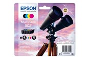 Druckerzubehör - Tinte & Toner - Epson 502 Multipack - 4 pakker - sort gul cyan magenta - original - blækpatron - C13T02V64020