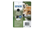 Druckerzubehör - Tinte & Toner - Epson T1281 - størrelse M - sort - original - blækpatron - C13T12814022